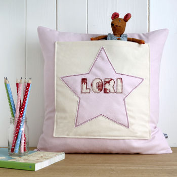 Personalised Star Pocket Cushion Gift For Girls, 6 of 11
