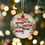 Personalised Family Sign Post Tree Decoration, thumbnail 1 of 6