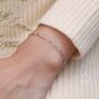 Heart Link Bracelet In Sterling Silver, thumbnail 9 of 12