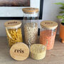 Personalised Glass Storage Jars, thumbnail 1 of 3
