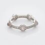Rose Quartz Rose Gold Stacking Stone Ring, thumbnail 2 of 3