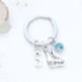 Ice Skating Personalised Keyring Ice Skate Gift, thumbnail 4 of 7