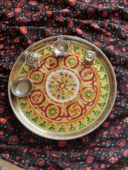 Pooja Steel Thali, 6 of 8