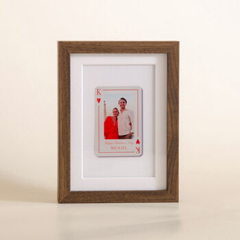 Personalised Valentine's Day Playing Card Photo Frame, 9 of 10