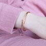 Brass Zircon Luxury Cuff Wrist Bangle Bracelet, thumbnail 1 of 3