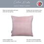 Luxury Super Soft Velvet Cushion Blush Pink, thumbnail 4 of 6