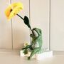 Felt Frog With Flower Easter Decoration, thumbnail 1 of 3