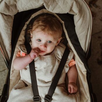 Folk And Thread Organic Baby Sleep Bag Lamb, 5 of 8