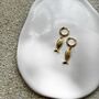 Lucky Fish Hoop Earrings, thumbnail 1 of 4