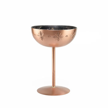 Handcrafted Copper Cocktail Goblet, 2 of 8