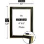 Modern Metal Picture Frame Display For Desk Wall, thumbnail 6 of 12