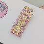 Multicoloured Glitter Resin Hair Clip / Festival Hair Clip / Summer Holiday Accessory, thumbnail 2 of 4