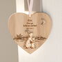 Personalised Mothers Day Gift – Love You To The Moon And Back Wooden Hanging Plaque, thumbnail 4 of 4