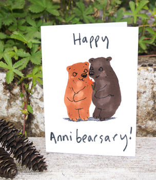 Happy Anniversary Bear Card, 2 of 3
