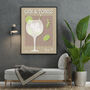 Gin And Tonic Print Four Colour Options, thumbnail 7 of 8