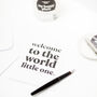 'Welcome To The World Little One' Card, thumbnail 1 of 4