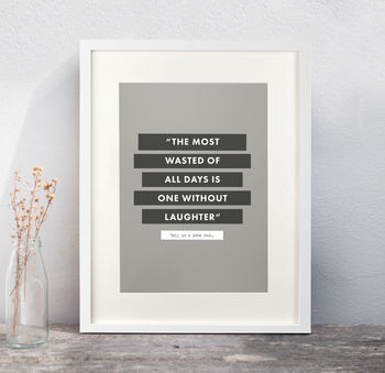 Contemporary Quote Personalised Print, 9 of 11
