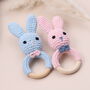 Personalised Baby Keepsake Box With Bunny Rattle, thumbnail 3 of 8