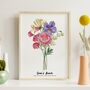 Birth Flower If Grandmas Were Flowers Print, thumbnail 8 of 10