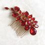 Delicate Red Hair Comb, thumbnail 2 of 4