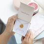 Three Generations Gold Plated Disc Birthstone Necklace, thumbnail 4 of 8
