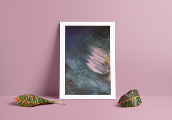'Pink Moon' Abstract Print, 2 of 3