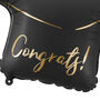 Graduation Cap Foil Balloon – Party Decoration Gift, thumbnail 3 of 5