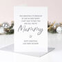 Christmas Card For Mummy To Be From The Bump, thumbnail 1 of 2