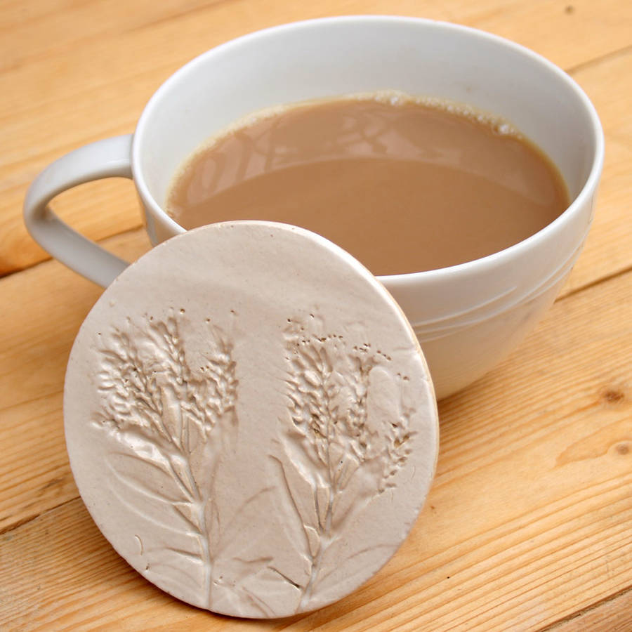 wild flower ceramic coasters by juliet reeves designs