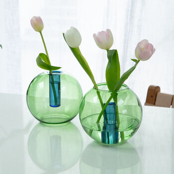 Medium Bubble Glass Vase, 7 of 8