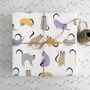 Cat Birthday Wrapping Paper, thumbnail 1 of 5