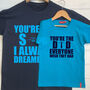 Personalised Dad And Son T Shirt Set, thumbnail 3 of 9
