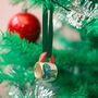 Hand Painted Mini Ceramic Mug Christmas Ornament, thumbnail 1 of 6