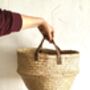 Deep Seagrass Basket | Storage Basket | Planter, thumbnail 8 of 11