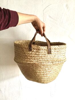 Deep Seagrass Basket | Storage Basket | Planter, 8 of 11