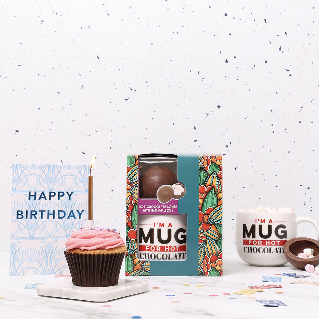 Hot Chocolate Bombe And Mug Gift Set, 1 of 3