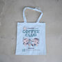 Coffee Tote Bag, Shoulder Bag, Cotton Canvas Tote, thumbnail 5 of 6