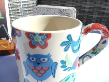 Tankard Mug In Patchwork Forest Design, 11 of 11