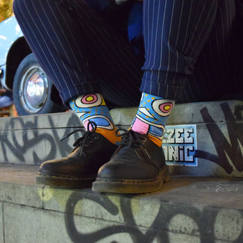Colourful Cotton Socks In A Gift Box By Supermundane, 6 of 6
