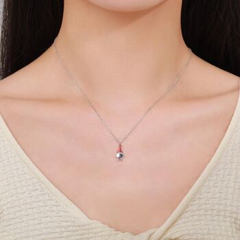Sterling Silver Tiny Gnome Pendant Necklace, 2 of 12
