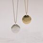 Silver Wanderlust Compass Pendant Necklace 50cm, thumbnail 3 of 6