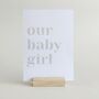 Mini Neutral Nursery Prints With Stands, thumbnail 1 of 12