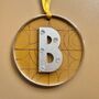 Initial Christmas Decoration Tree Decoration Initial Ornament, thumbnail 3 of 7