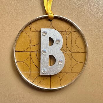 Initial Christmas Decoration Tree Decoration Initial Ornament, 3 of 7