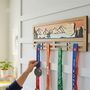 Couples Running 3D Medal Hanger For Runners, thumbnail 5 of 7
