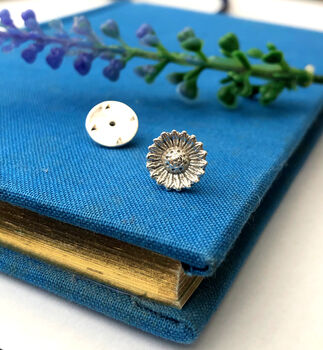 Well Done Exam Graduation Sterling Silver Mini Sunflower Pin Brooch, 11 of 12