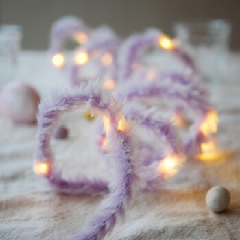 Fluffy Fairy Light String, 4 of 10