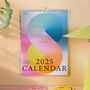 2025 Calendar | Gradient Grid | Week Starts Sunday, thumbnail 1 of 6