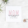 Personalised Best Mummy In The World Card, thumbnail 4 of 5