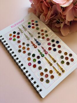 Fancy Assorted Designs Six Page Bindi Booklet, 6 of 10